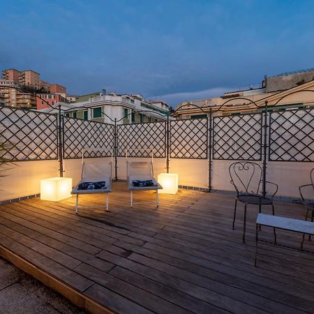 Ferienwohnung Castelletto Exclusive Terrace Penthouse Genua Exterior foto