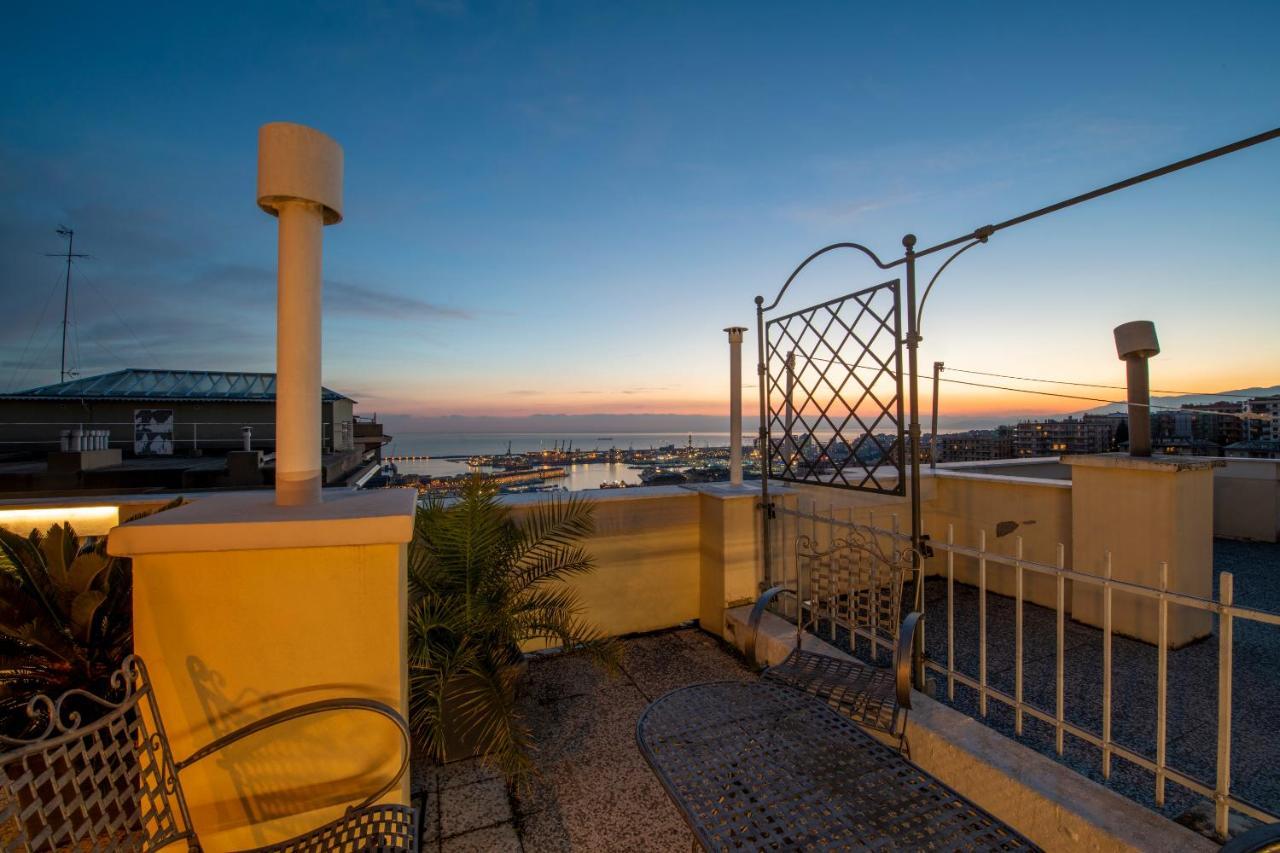 Ferienwohnung Castelletto Exclusive Terrace Penthouse Genua Exterior foto
